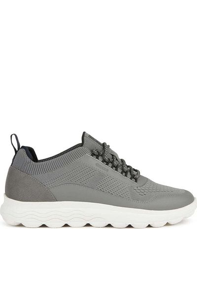 Geox Grey Trainers Mens Shoes
