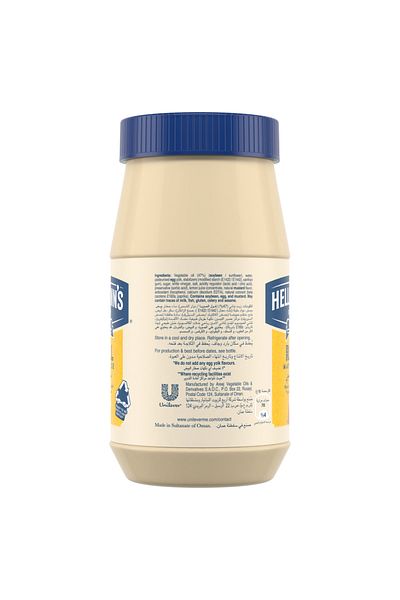 Hellmann's Mayonnaise, Ideal as a dip, dressing or spread, Real, 100% recycled plastic bottle, 450g