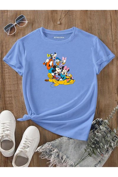 BENROMA 1 tricou este un cadou pentru achiziții de 6 și mai sus în coș - tricou pentru copii imprimat cu personaje de desene animate