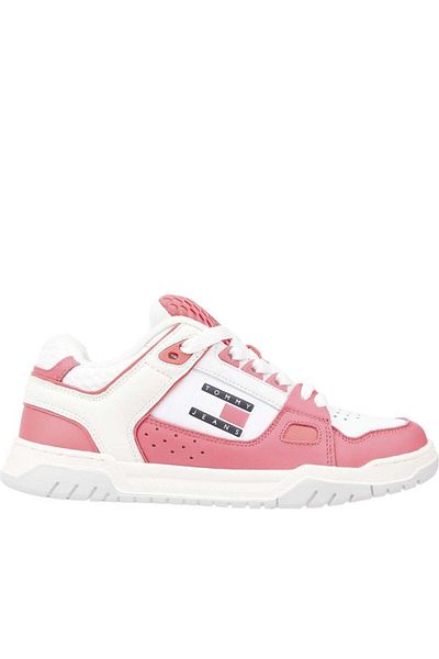 Tommy Jeans Pink Trainers Womens Shoes