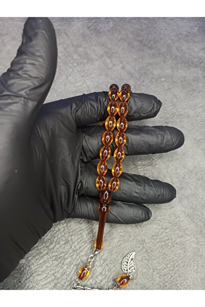 Mos Tespih Orange Powdered Amber Rosary