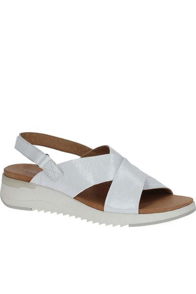 Caprice White Sandals Womens Shoes