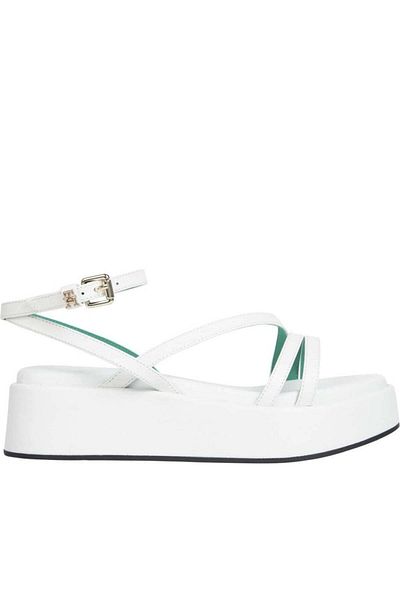 Tommy Hilfiger Beige Sandals Womens Shoes