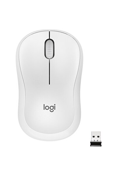 logitech M221 Sessiz Kompakt Kablosuz Mouse, Beyaz 910-006511