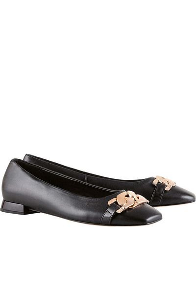 HÖGL Hogl Black Flats Womens Shoes