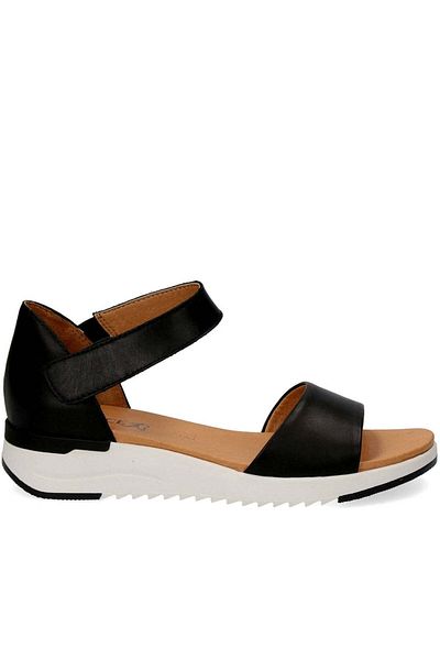 Caprice Black Sandals Womens Shoes