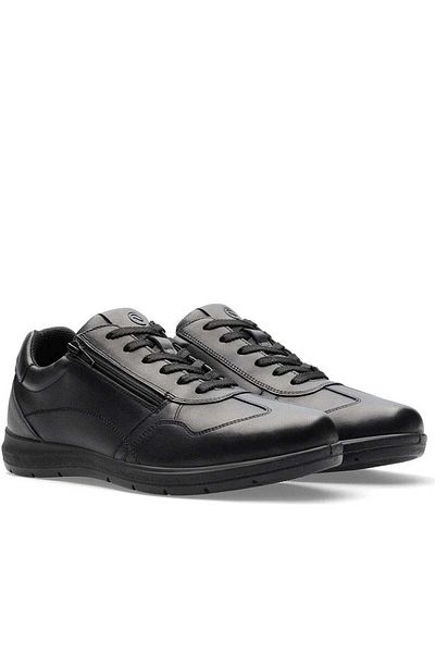 ARA Black Trainers Mens Shoes