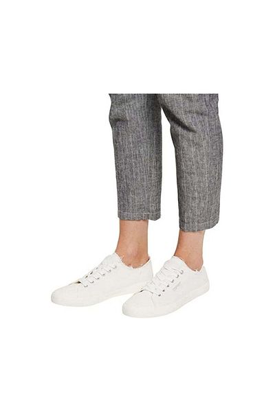 Esprit White Flats Womens Shoes