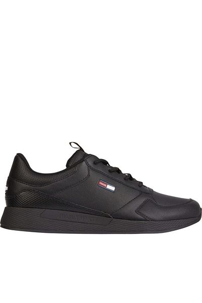 Tommy Jeans Black Trainers Mens Shoes