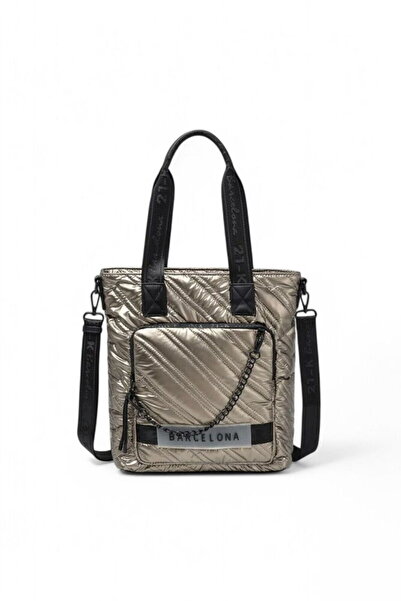 21Kbarcelona Ženske tan cipele Torba za rame sa detaljima logotipa BRC-3253