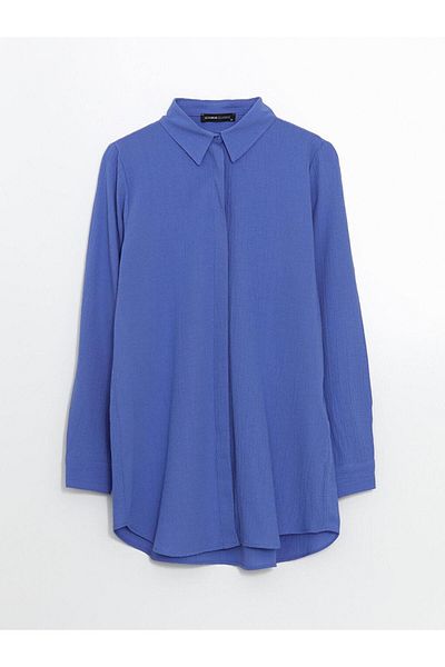 LC Waikiki Cămașă de damă Seersucker texturată
