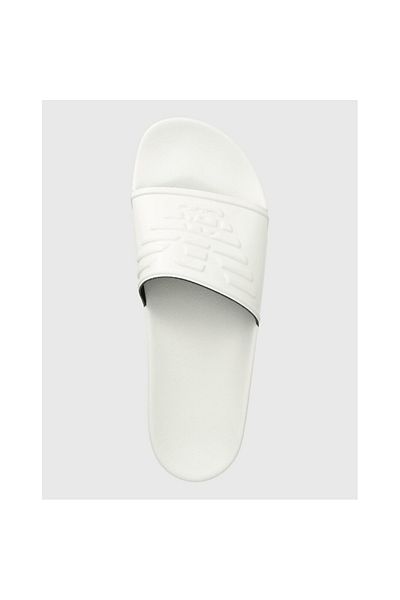 Emporio Armani Λευκές σαγιονάρες Emporio Armani