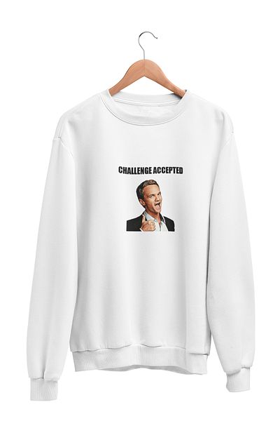 qoeuyl boutique Barney Stinson Printed - Πώς γνώρισα τη μητέρα σου Unisex φούτερ με λαιμόκοψη