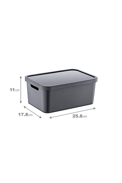 Smartware Stafi 4.5 Lt Multi-Purpose Box with Lid