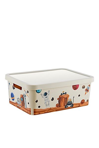Smartware 12 lt Capacity Stafi Patterned Multi-Purpose Box