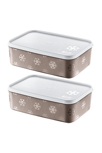 Smartware Terra 1600 ml - Set of 2 No Frost Storage Containers