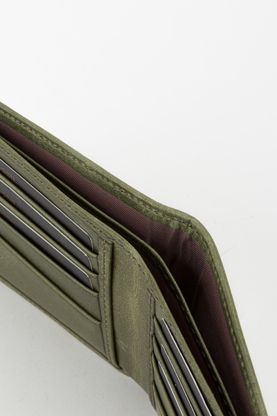 Fossil Kutulu Hakiki Deri Ekstra Kartlıklı Yatay Gri Crazy Erkek El Portföyü Cüzdan