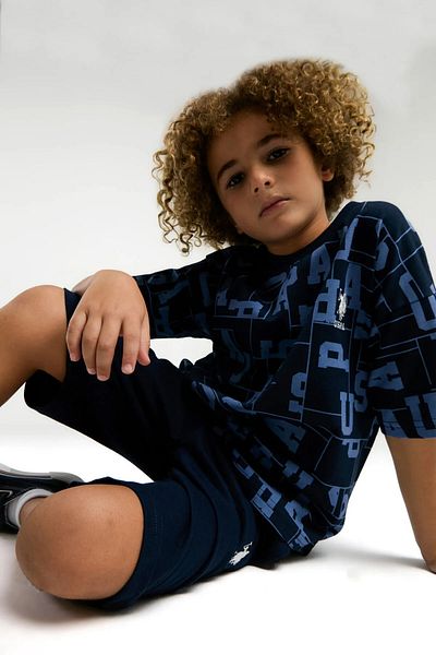 U.S. Polo Assn. SET DE PANTALONI SCURT BĂIEȚI 100% BUMBAC, LICENȚIAT POLO SUA