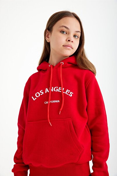 CC STORE Çocuk Unisex Baskılı Kapşonlu Alt-üst Eşofman Takım