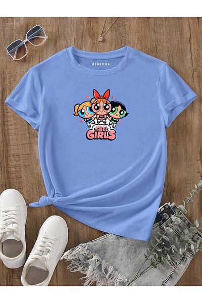 BENROMA 1 tricou este un cadou pentru achiziții de 6 și mai sus în coș - tricou pentru copii imprimat cu personaje de desene animate