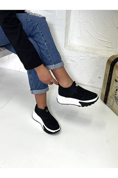 Guja | Taş İşlemeli | Air Taban | Kadın Spor Ayakkabı