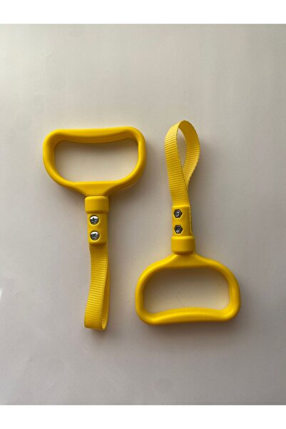 MOTTOMOR Handle Yellow Auto Hand Grip 2 Pcs Handles Car