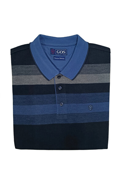 GOS سترة منقوشة شريطية