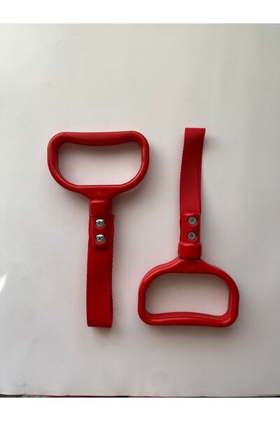 MOTTOMOR Handle Red Auto Hand Grip 2 Pcs Handles Car