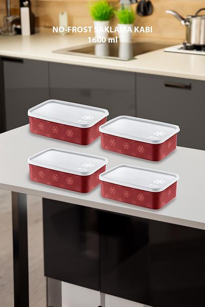 Smartware Carmen 1600 ml - Set of 4 No Frost Storage Container