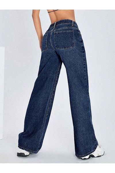 Noxter Pantaloni de damă din denim - Dark Rhythm, spălați