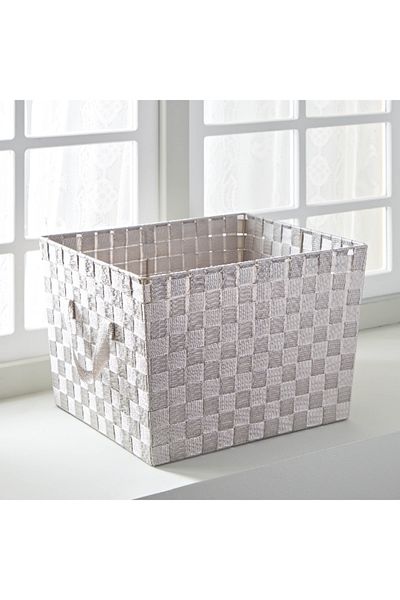 Home Box Strap Storage Basket - 25x33x38 cm