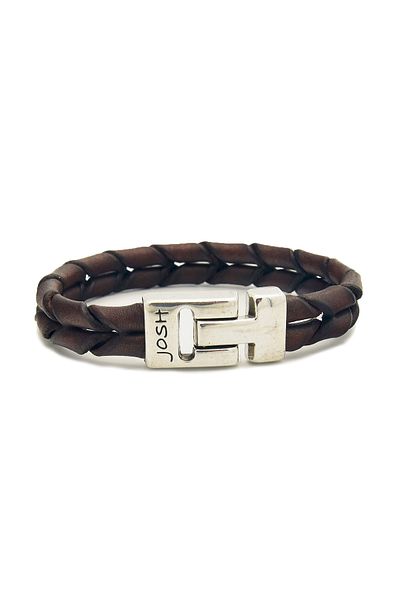 Josh Lederarmband 09284-bra-s/braun/m