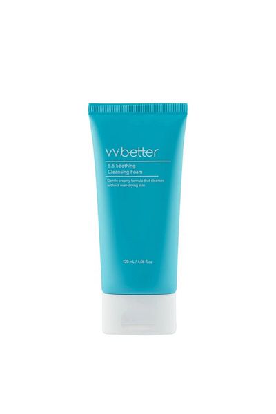 VVBETTER 5.5 Καταπραϋντικός ΑΦΡΟΣ ΚΑΘΑΡΙΣΜΟΥ, 120 ml - αφρός καθαρισμού προσώπου