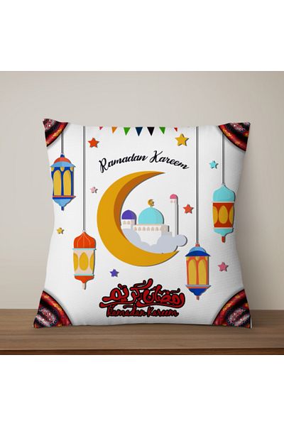 Wavy store Ramadan pillow