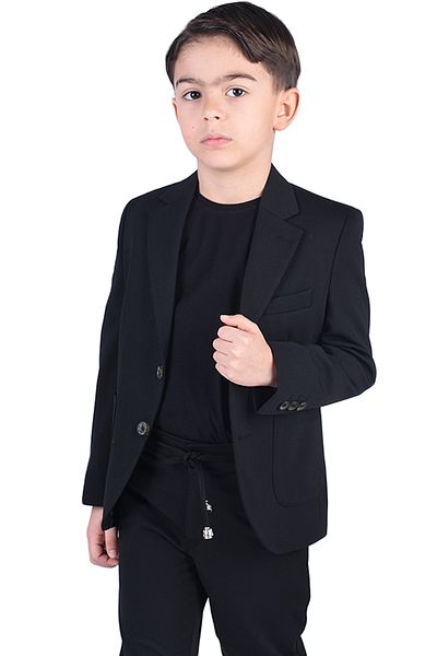 ceocuk Jogger Lace-Up Black Children's Suit