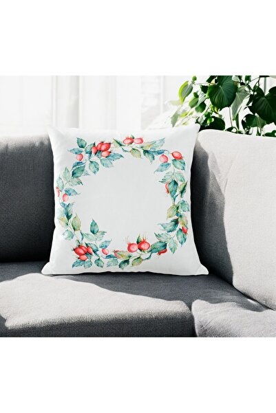 ASDİVA Model coroană Imprimare digitală Fermoar ascuns Husă de pernă decorativă moale 43x43