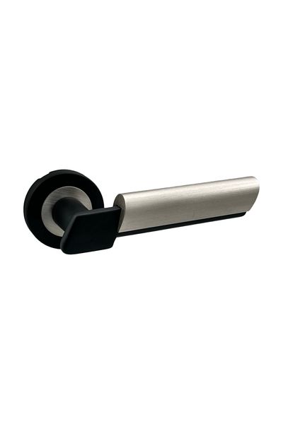 Sofuoğlu Linda Alm Round Rosette Door Handle Room Satin Paint Matte Black