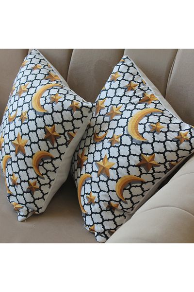 Wavy store Tablecloth + 2 pillow covers (without pillows) - Model No. 1