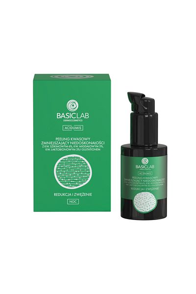 BASICLAB BasicLab Acidumis Acid Peeling redukující nedokonalosti Redukce a zúžení mastné pleti 30 ml