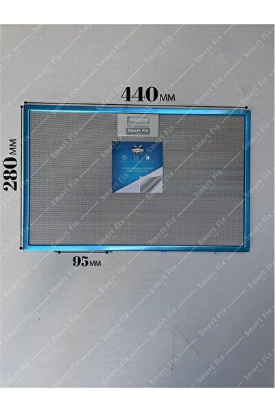 Teka: TNC60CRISTAL | 440x280 mm | Aspiratör & Davlumbaz Tel Yağ Filtresi | Model: 81455031 | 44x28