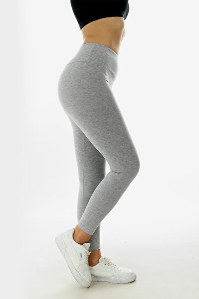 Almila Thick Belt (lycra) High Waist Long Women's Tights 2042