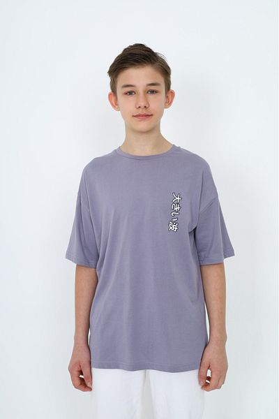 Toontoy Boy's Chest Text Printed T-Shirt