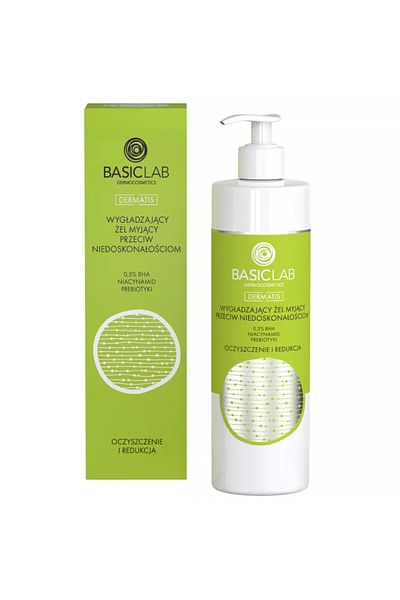 BASICLAB Smoothing Anti-Imperfection Washing Gel με 0,5% BHA, 300 ml