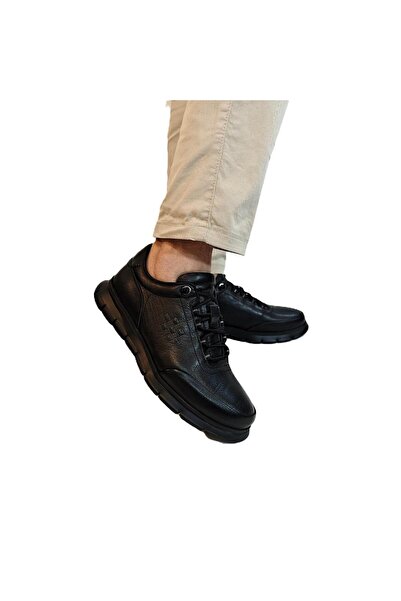 Voyager 1160 Чорні чоловічі черевики з натуральної шкіри