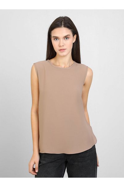 Benin Tricou fără mâneci pentru femei - Latte - Benin