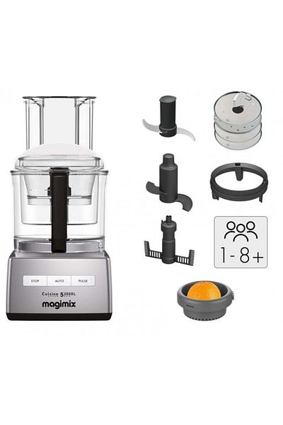 MAGIMIX Multifunctional robot CS5200XL, 1100W, Professional motor with 30 years warranty, 3 bowls, Made in France