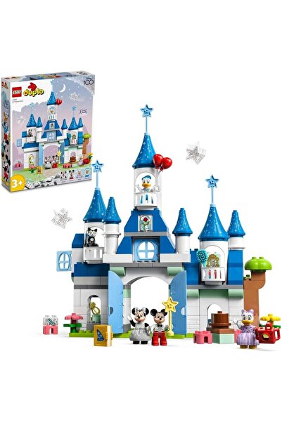 LEGO 10998 دوبلو ديزني قلعة سحرية 3 في 1، لعبة بناء من الطوب مع شخصيات ميكي م...
