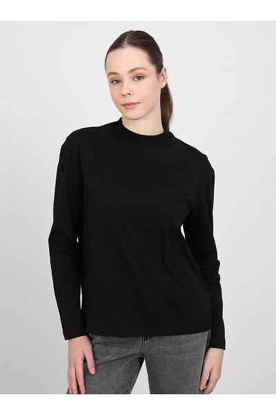 Benin Tricou cu mânecă lungă din 2 piese - Negru/Alb - Benin