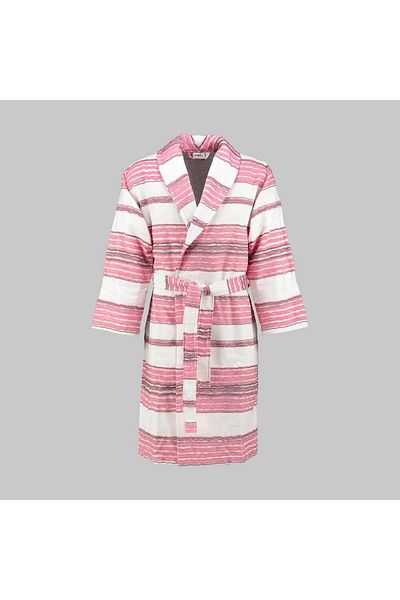 Sarev Μπουρνούζι Raido Pink Cotton μεσαίου μεγέθους