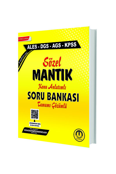 tasarı eğitim yayınları ALES DGS KPSS MEB AGS Sözel Mantık Konu Anlatımlı Sor...